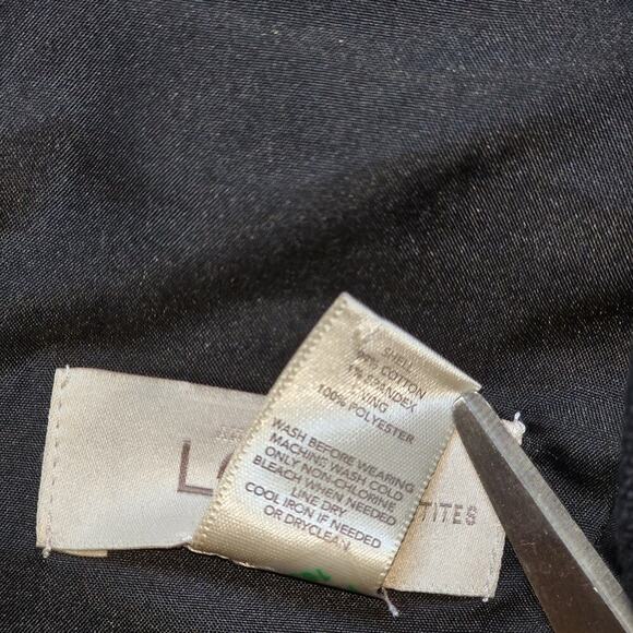 LOFT Petites size 10P Black White Polka Dot Fit & Flare Sleeveless Dress - Picture 16 of 16